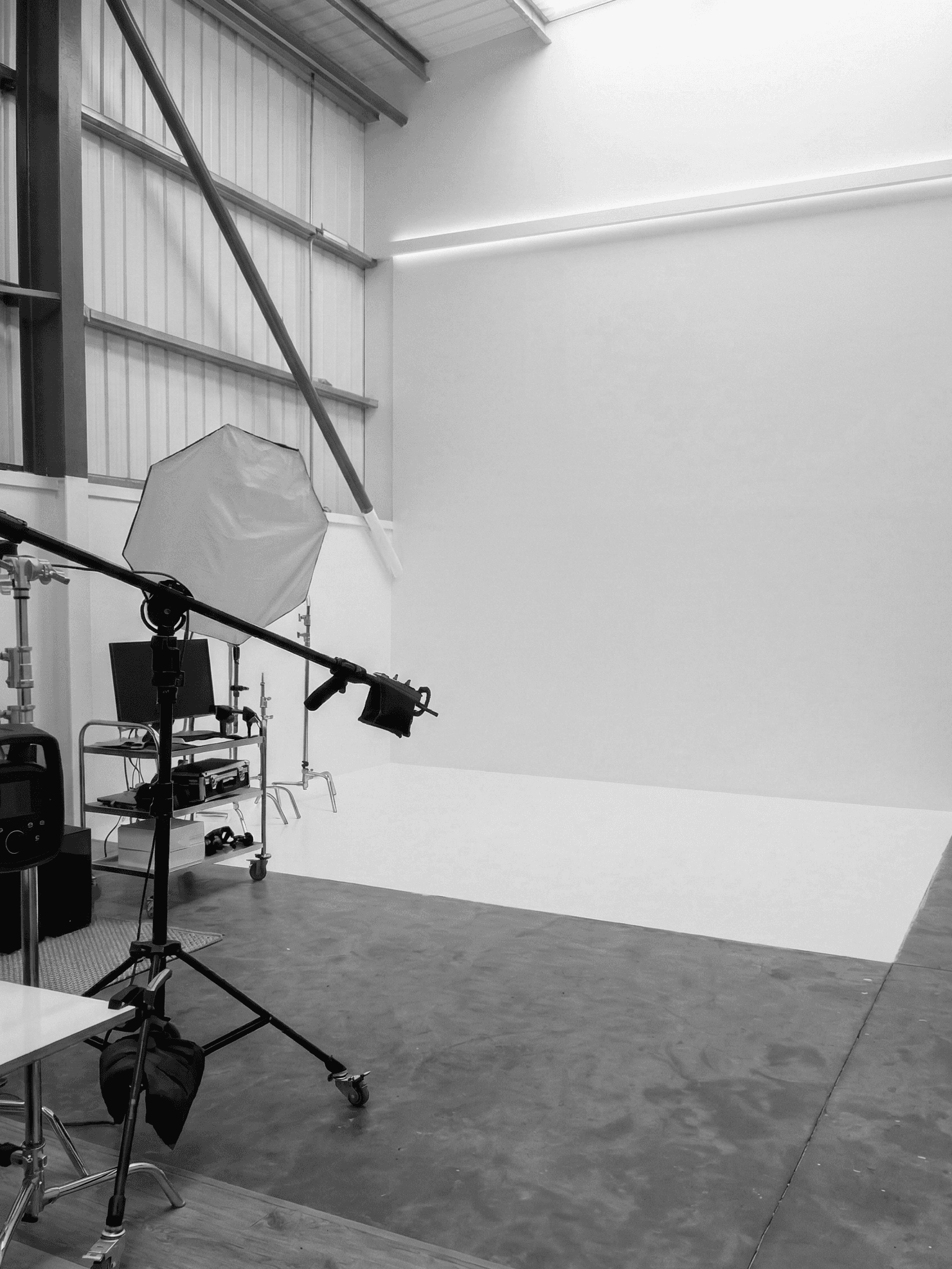 York Product Photography Studio Hire York product photography studio interior set up for eCommerce and Amazon product shoots